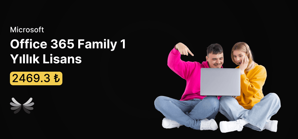 Office 365 Family 1 Yıllık Lisans