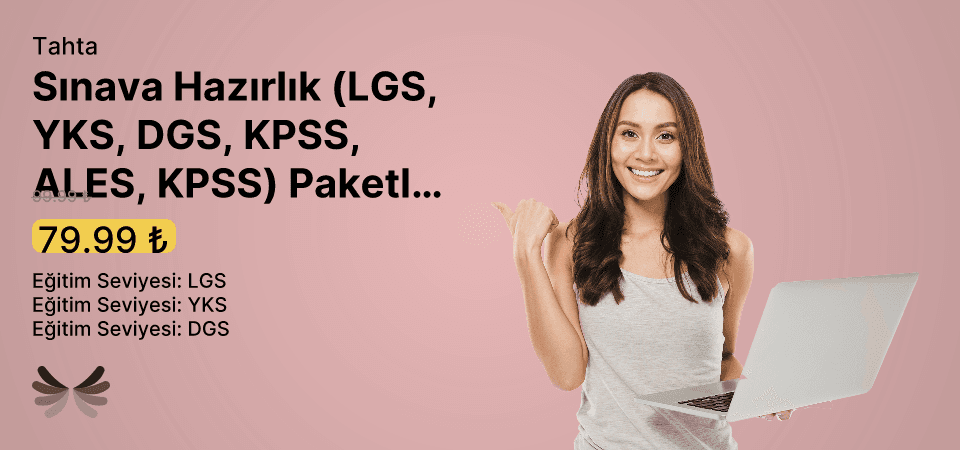 Sınava Hazırlık (LGS, YKS, DGS, KPSS, ALES, KPSS) Paketleri - 1 Gün