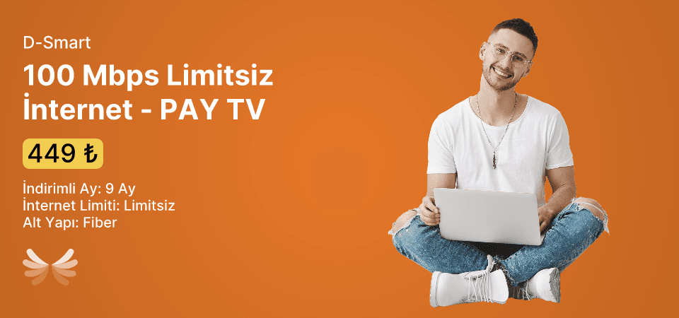 100 Mbps Limitsiz İnternet  - PAY TV 