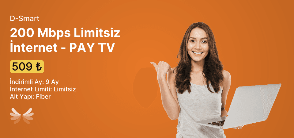 200 Mbps Limitsiz İnternet  - PAY TV 