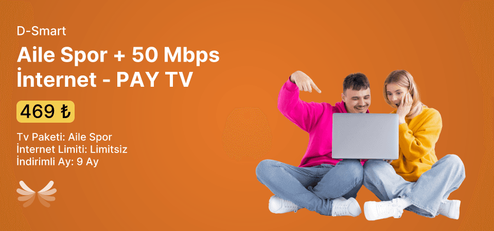 Aile Spor + 50 Mbps İnternet - PAY TV 