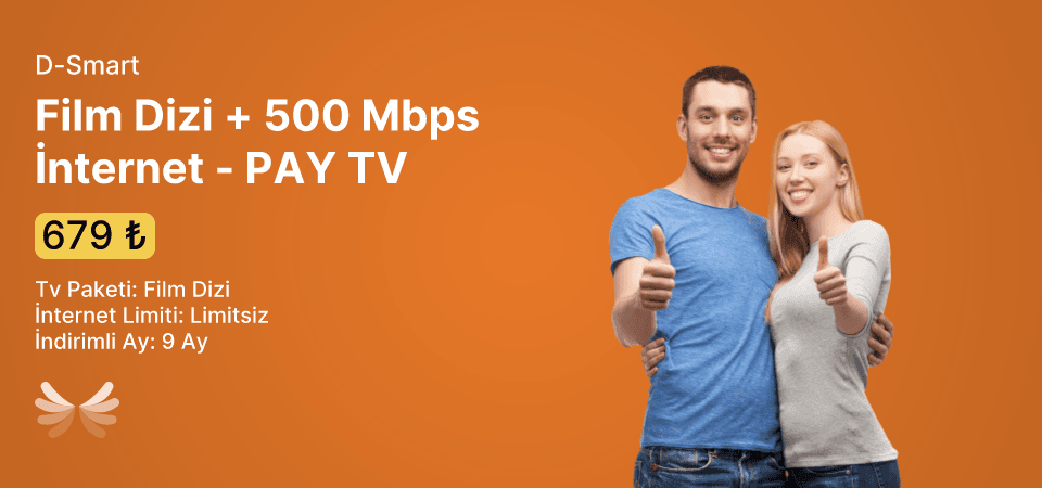 Film Dizi + 500 Mbps İnternet - PAY TV 