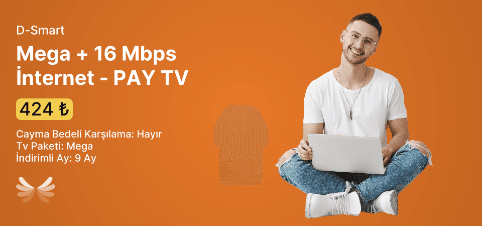 Mega + 16 Mbps İnternet - PAY TV 