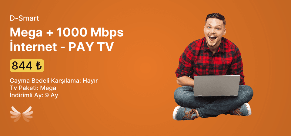 Mega + 1000 Mbps İnternet - PAY TV 