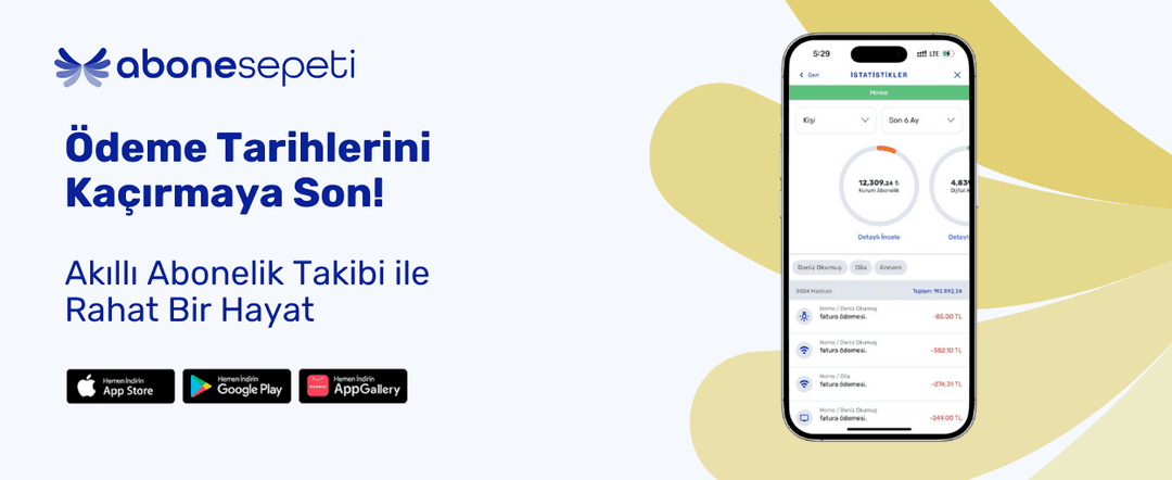 Ödeme Tarihlerini Kaçırmaya Son: Akıllı Abonelik Takibi ile Huzurlu Bir Hayat
