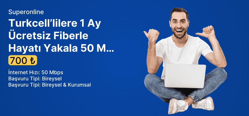 Turkcell’lilere 1 Ay Ücretsiz Fiberle Hayatı Yakala 50 Mbps