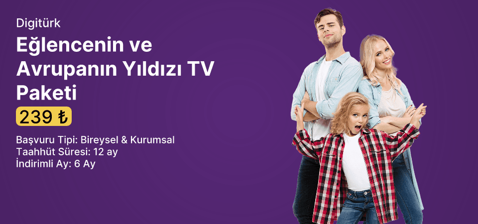 Eğlencenin ve Avrupanın Yıldızı TV Paketi