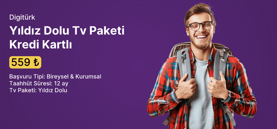 Yıldız Dolu Tv Paketi Kredi Kartlı