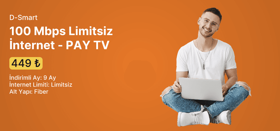 100 Mbps Limitsiz İnternet  - PAY TV 