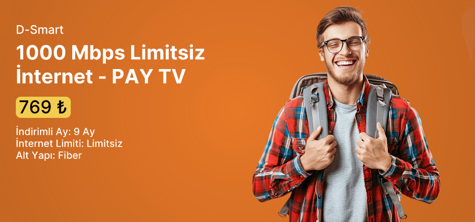 1000 Mbps Limitsiz İnternet  - PAY TV 