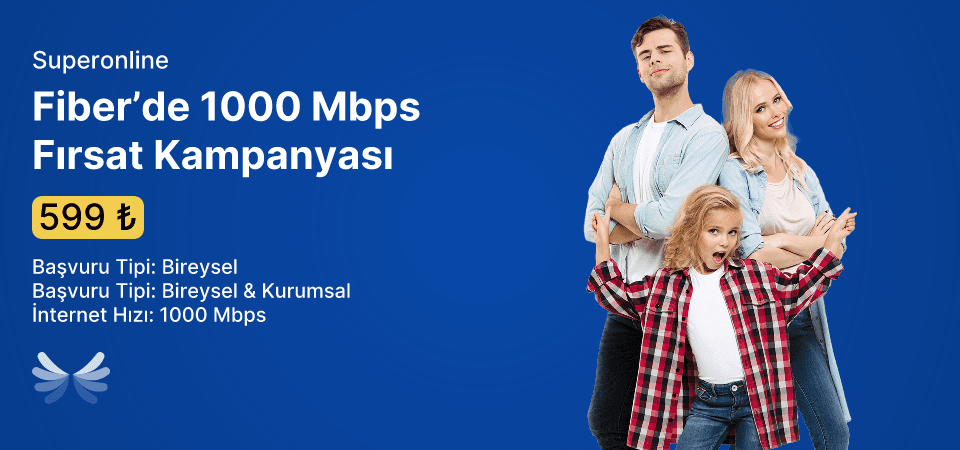 Fiber’de 1000 Mbps Fırsat Kampanyası