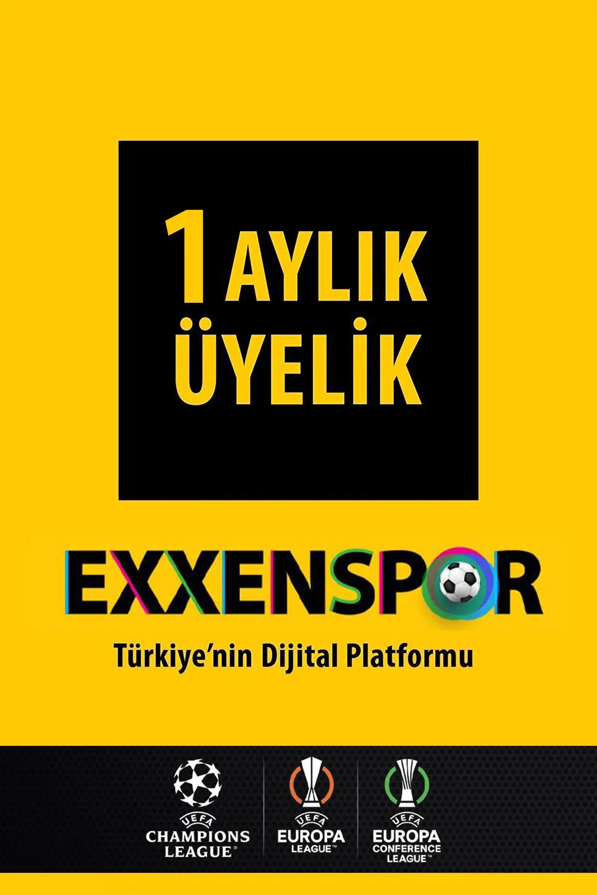 Exxenspor 1 Aylık Üyelik Kodu - Reklamsız