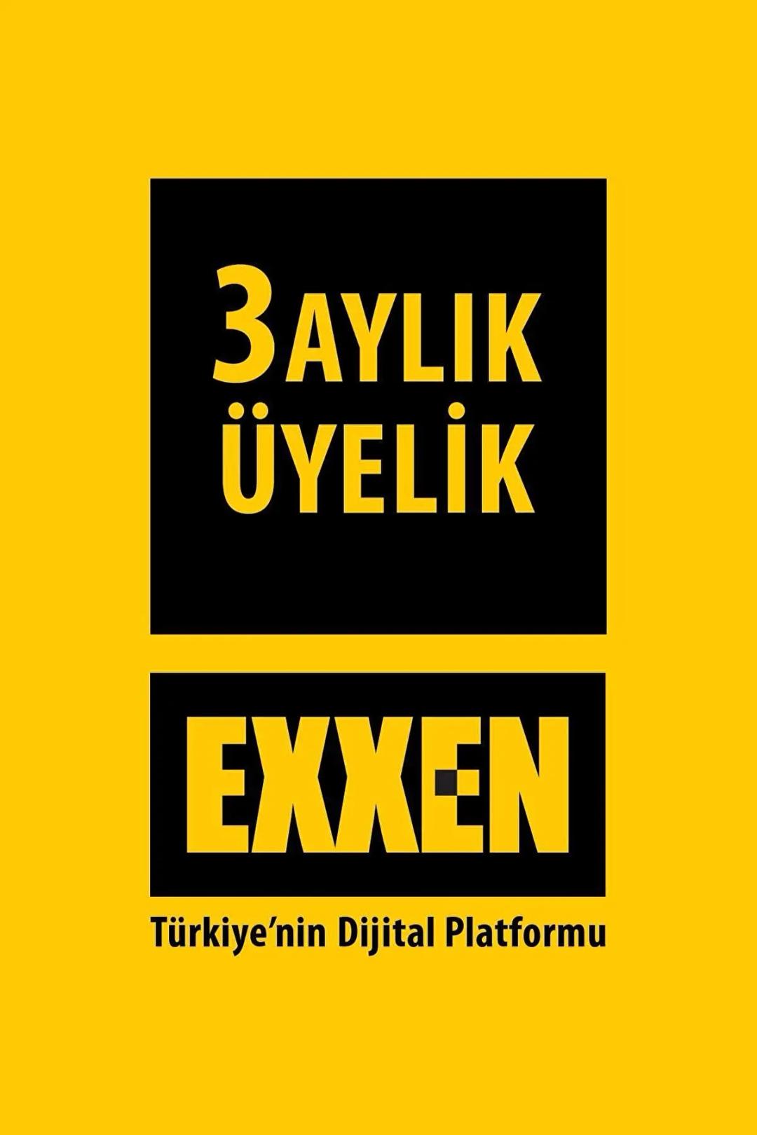 Exxen 3 Aylık Üyelik Kodu - Reklamsız