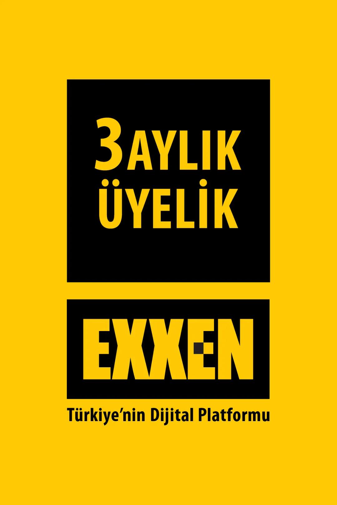 Exxen 3 Aylık Dijital Üyelik Kodu - Reklamlı