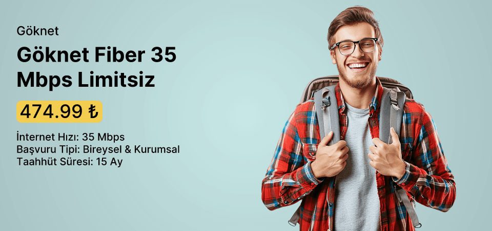 Göknet Fiber 35 Mbps Limitsiz