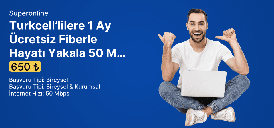 Turkcellilere 1 Ay Ücretsiz Fiberle Hayatı Yakala 50 Mbps