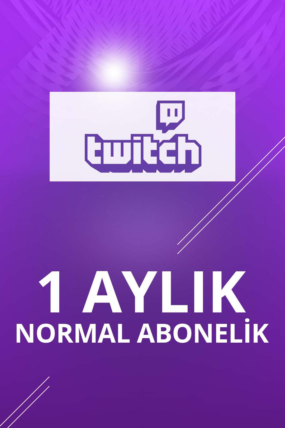 Twitch 1 Aylık Normal Abonelik