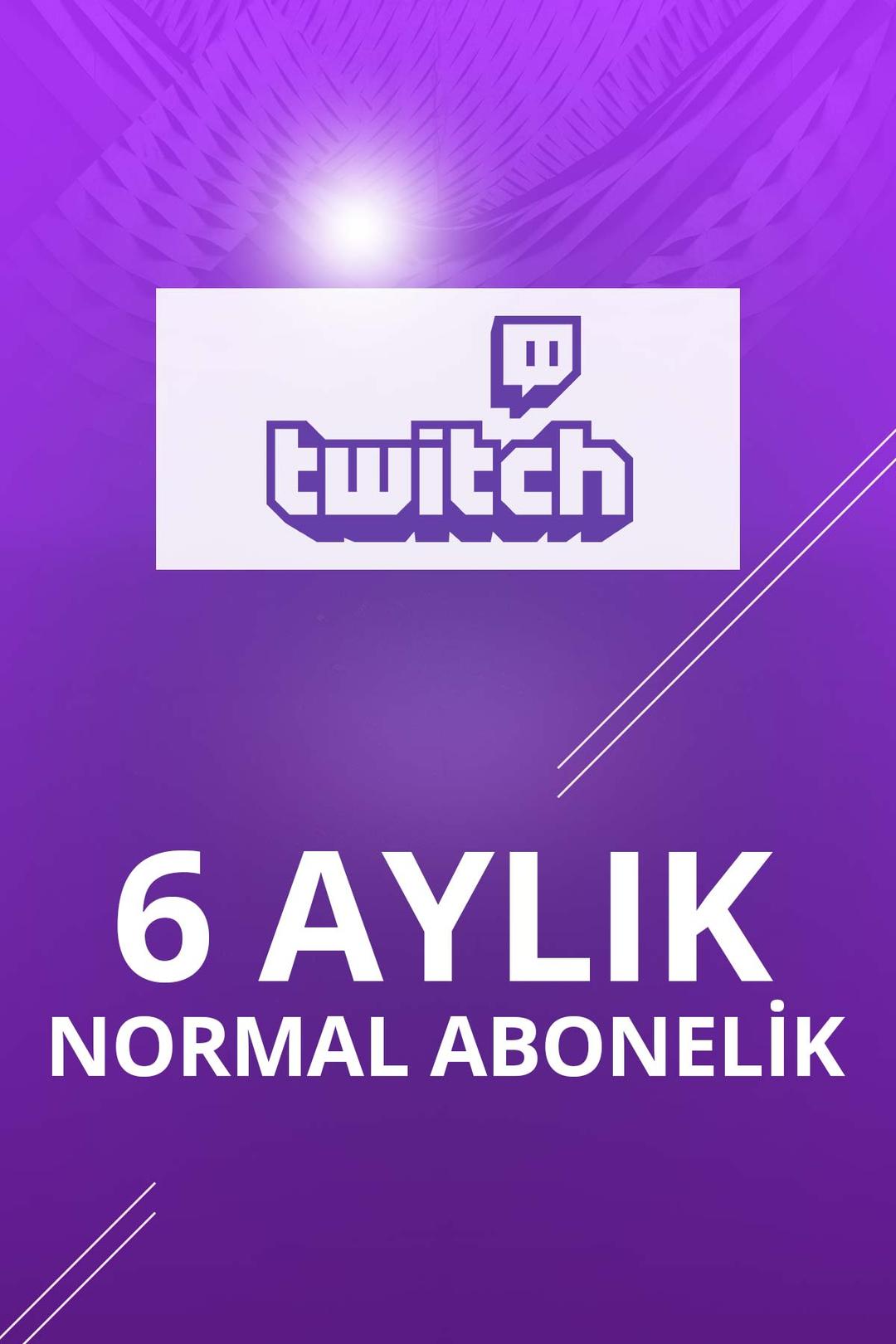 Twitch 6 Aylık Normal Abonelik