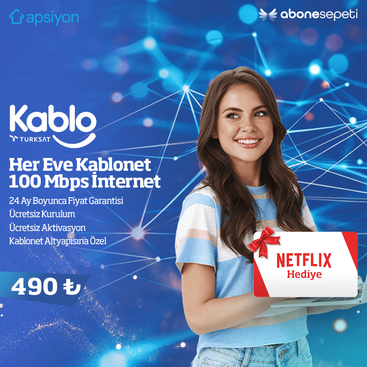 Her Eve Kablonet 100 Mbps İnternet