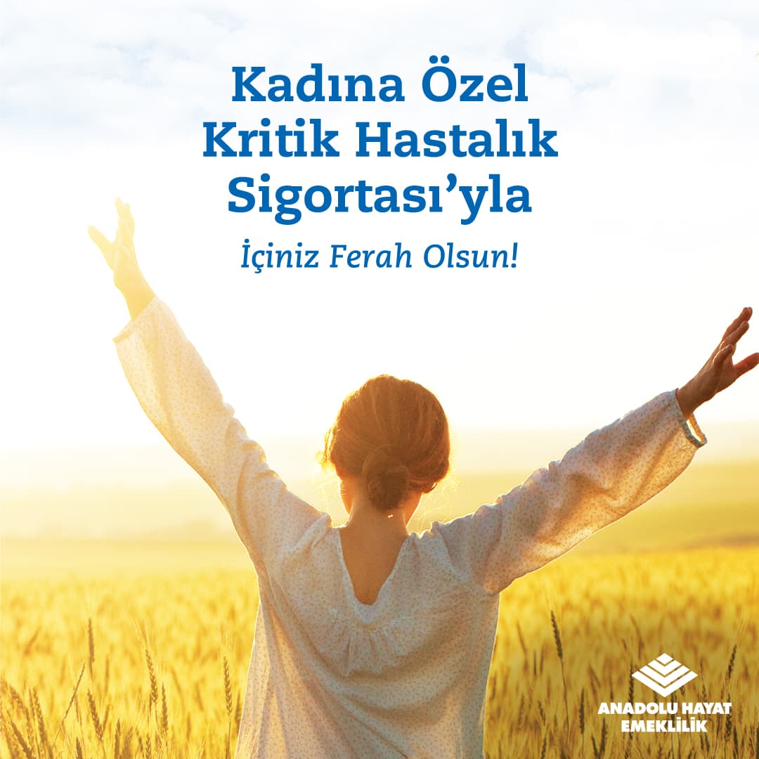 Kadına Özel Kritik Hastalık Sigortası sigorta ürünü afişi