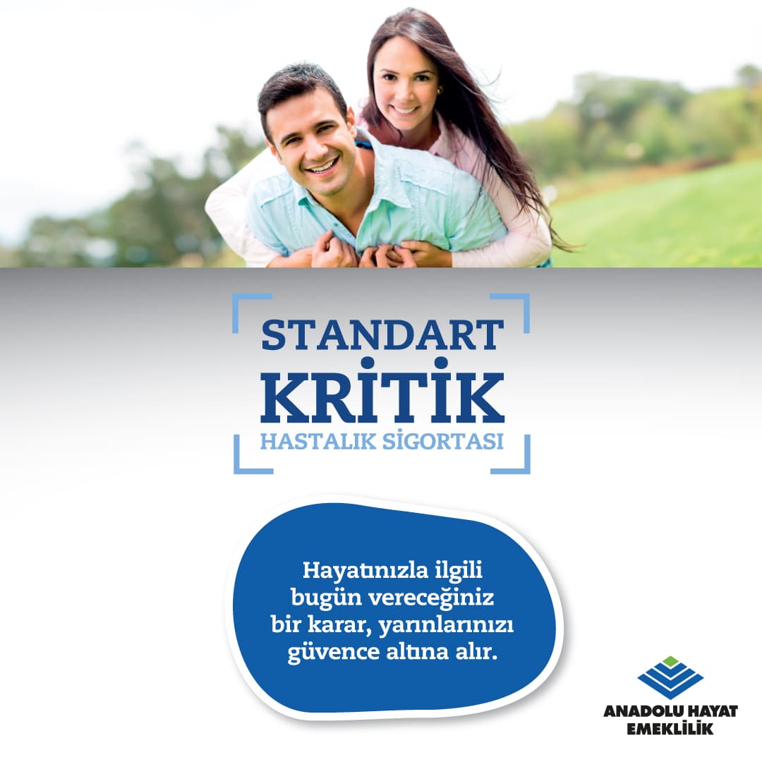 Standart Kritik Hastalık Sigortası sigorta ürünü afişi
